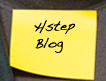 Sticky Navigation - Home - Blog Link - Yellow Postit Note with Black Writing